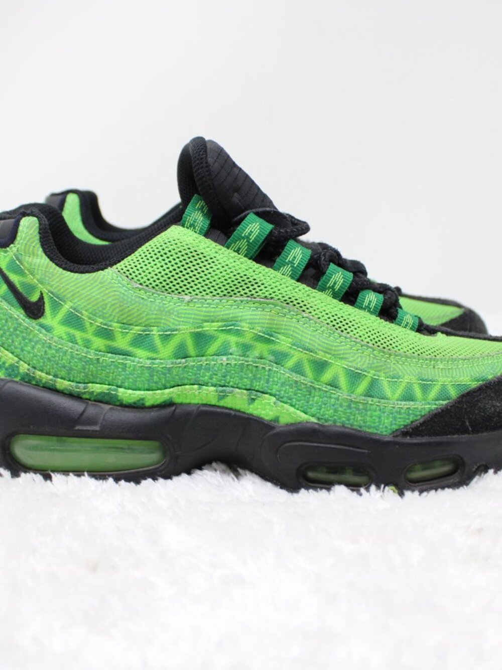 Nike Air Max 95 Naija Shoes Mens 6.5 Green Nigerian Football Sneakers CW2360-300